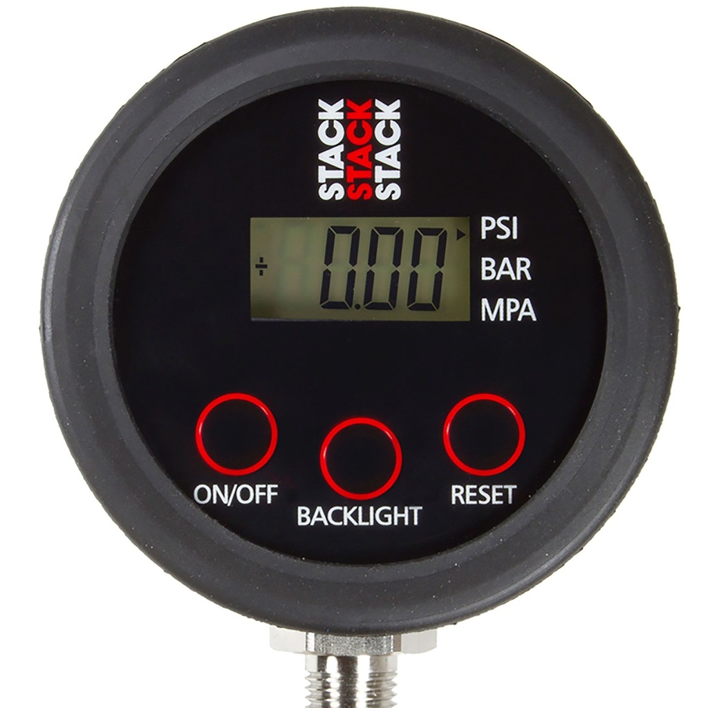 Stack Digital Tyre Pressure Gauge - 85mm