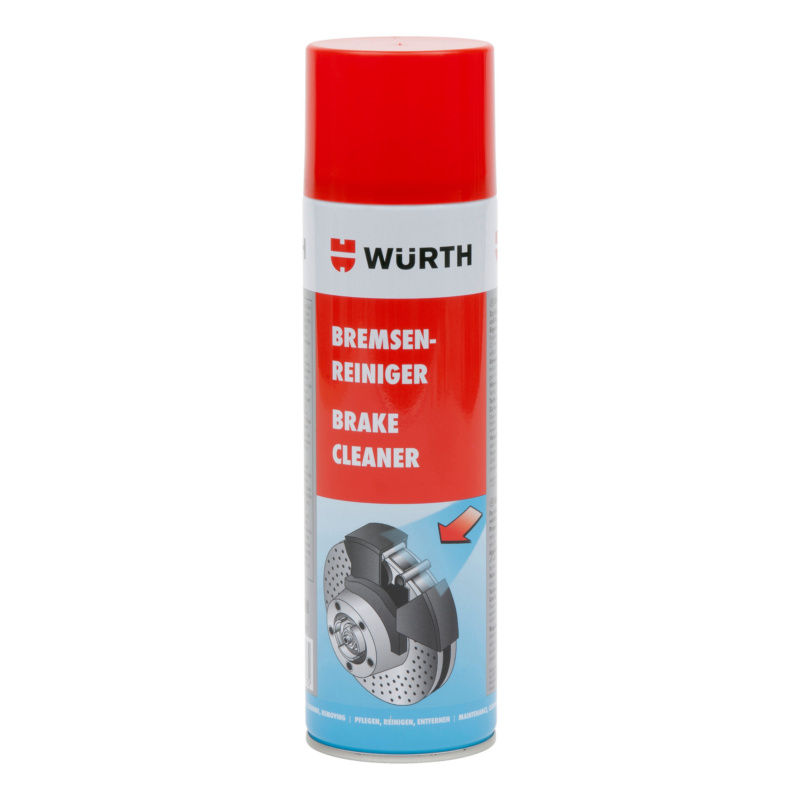 [2012991-2114707] Wurth Brake Cleaner - 500ml Aerosol (1 x 500ml)