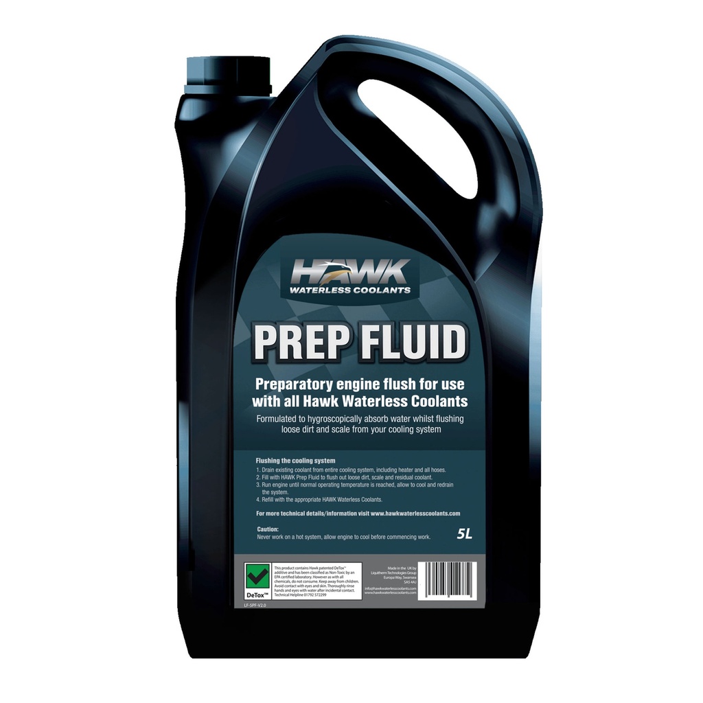Hawk Waterless Coolants Prep Fluid - Waterless Engine Flush