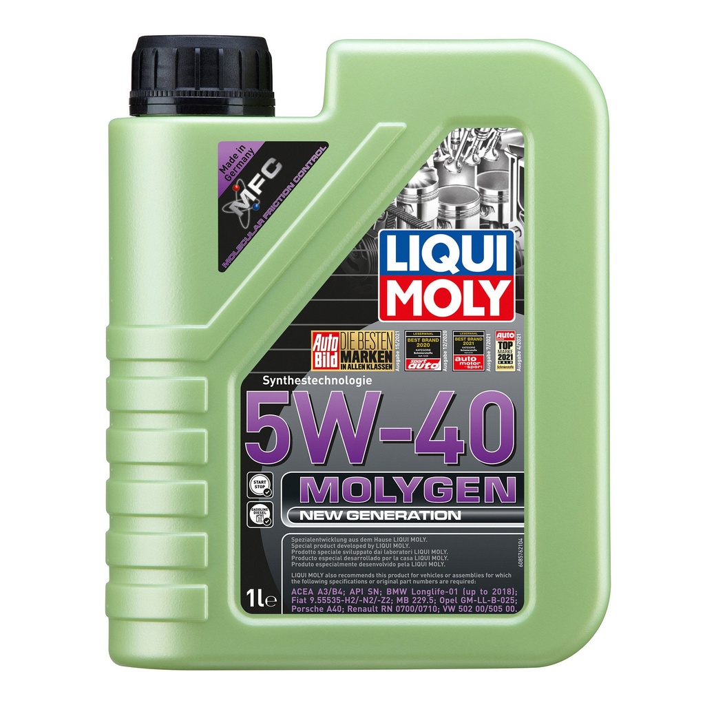 Liqui Moly Molygen 5W40 Synthetic Engine Oil