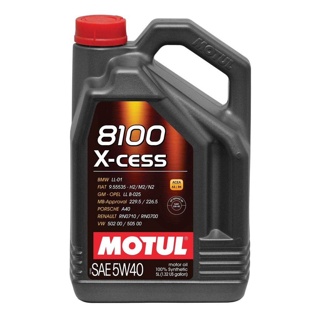 Motul 8100 X-Cess 5W40 Synthetic Engine Oil