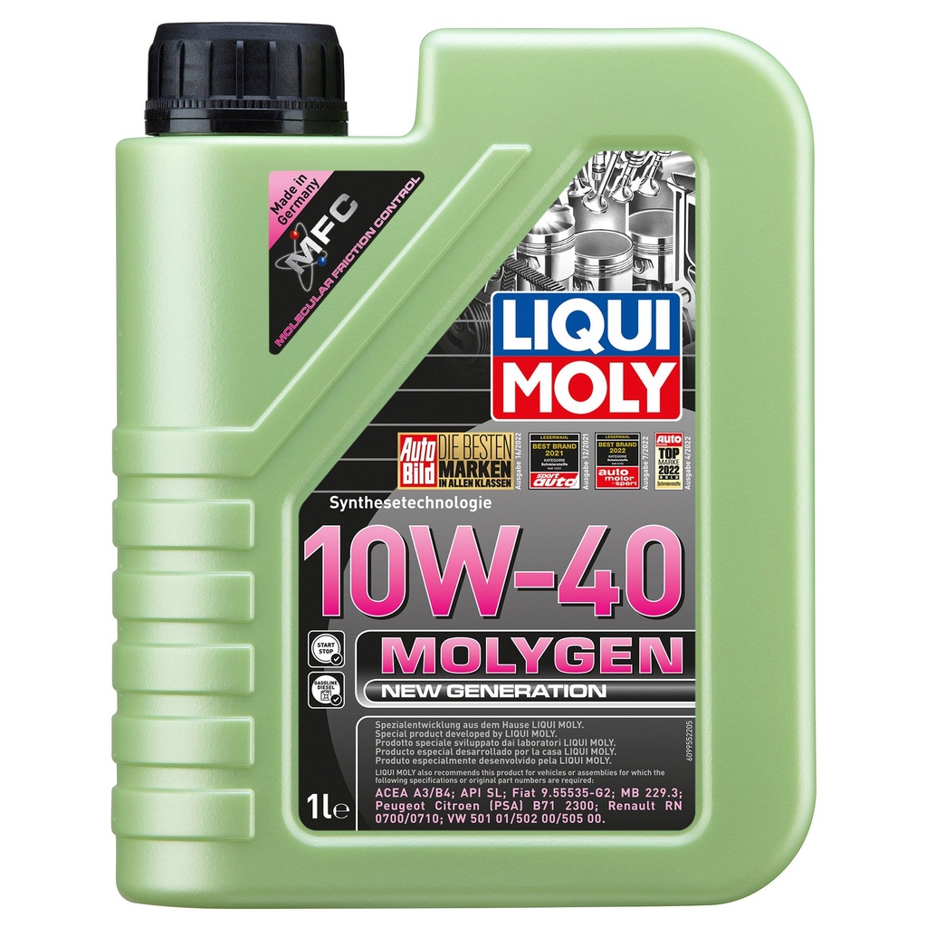 Liqui Moly Molygen 10W40 Synthetic Engine Oil