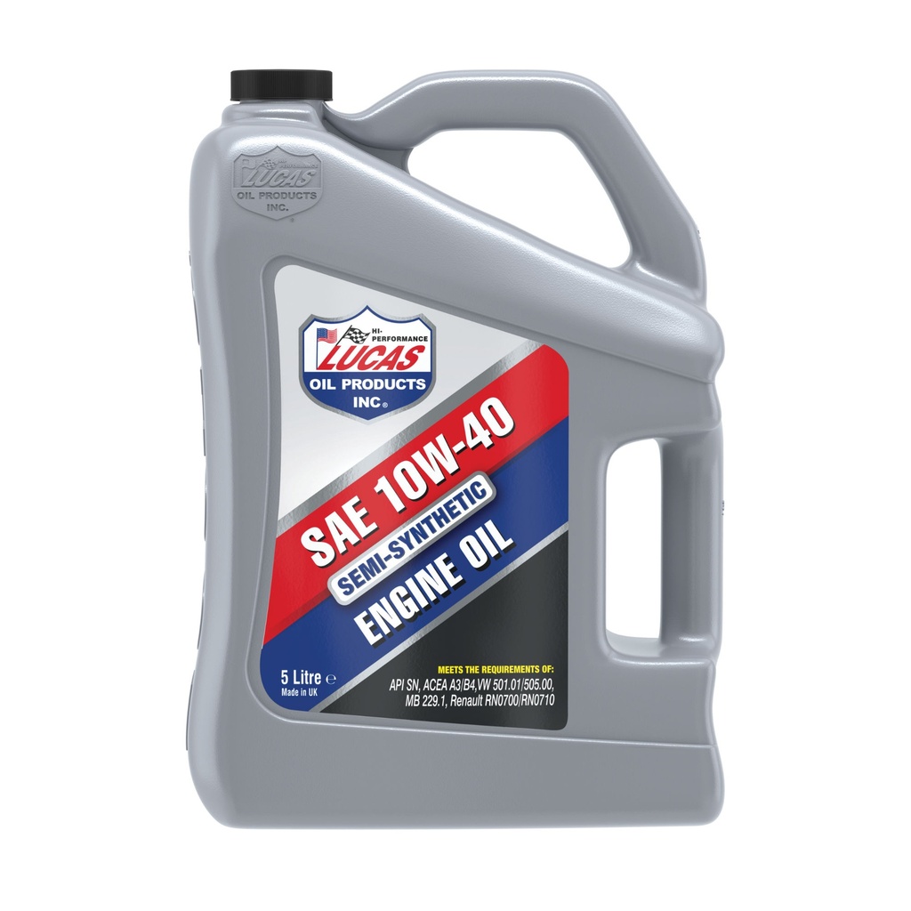 Lucas Oil Semi-Synthetic 10W40 Engine Oil