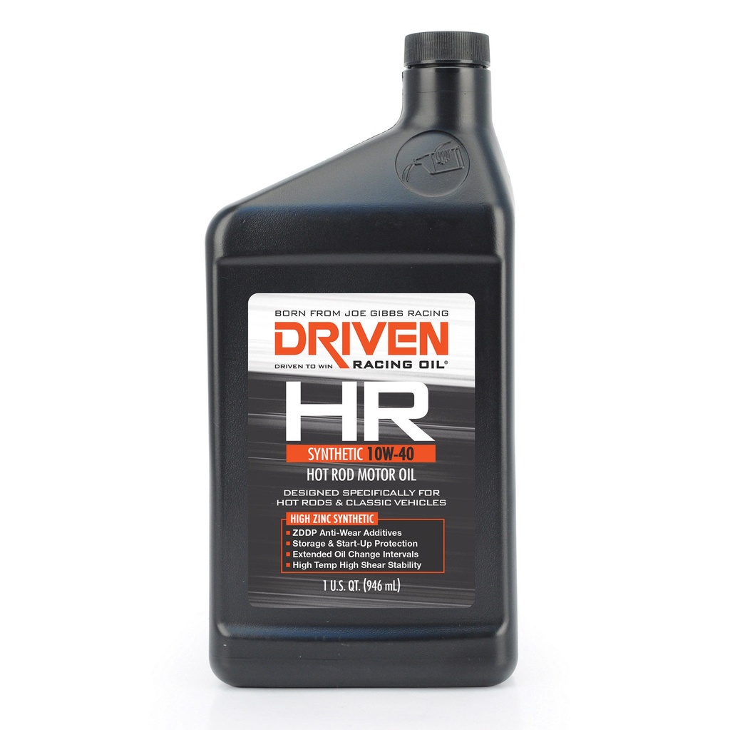 Driven Racing Oil HR6 10W40 High Zinc Synthetic Engine Oil