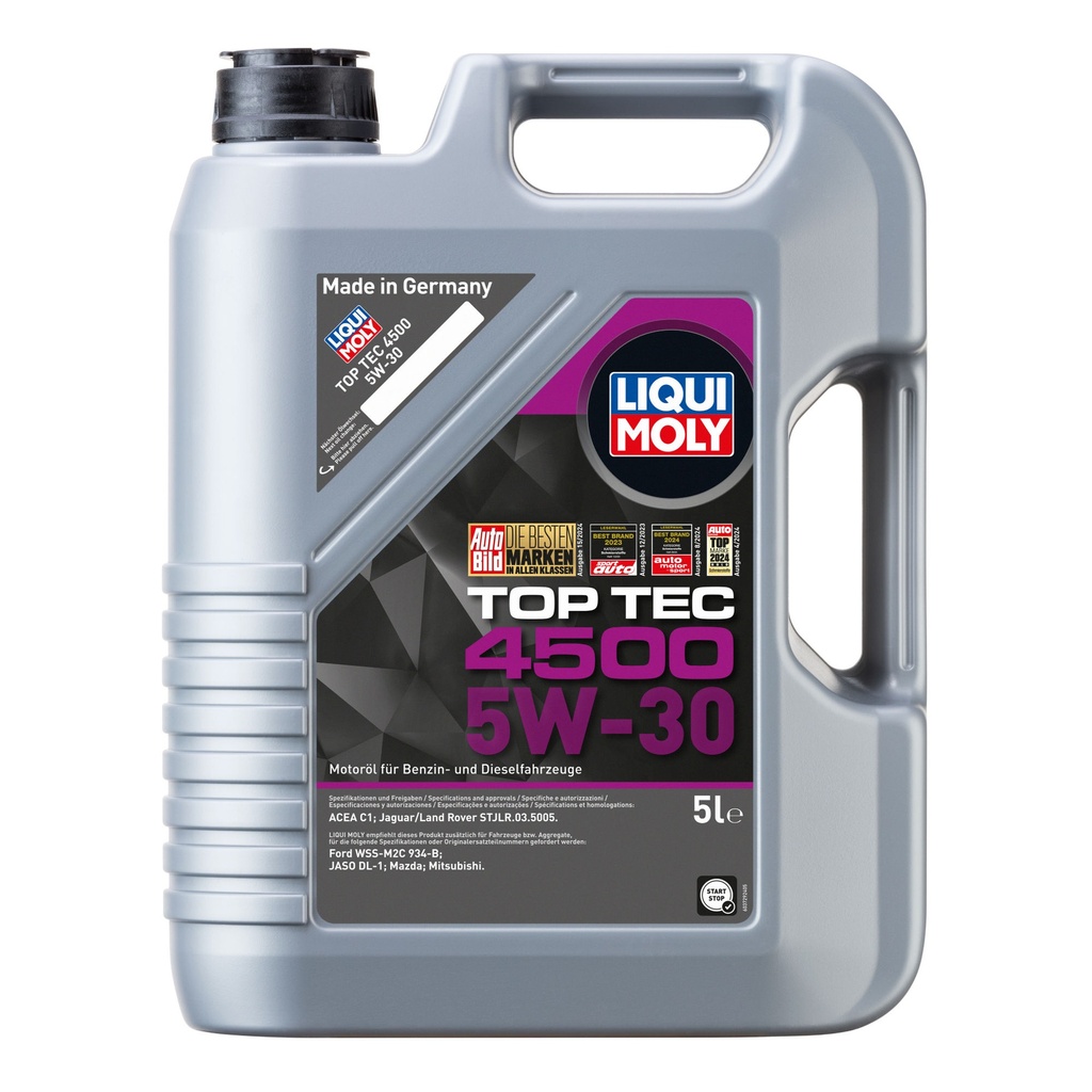 Liqui Moly Top Tec 4500 5W30 Synthetic Technology Engine Oil