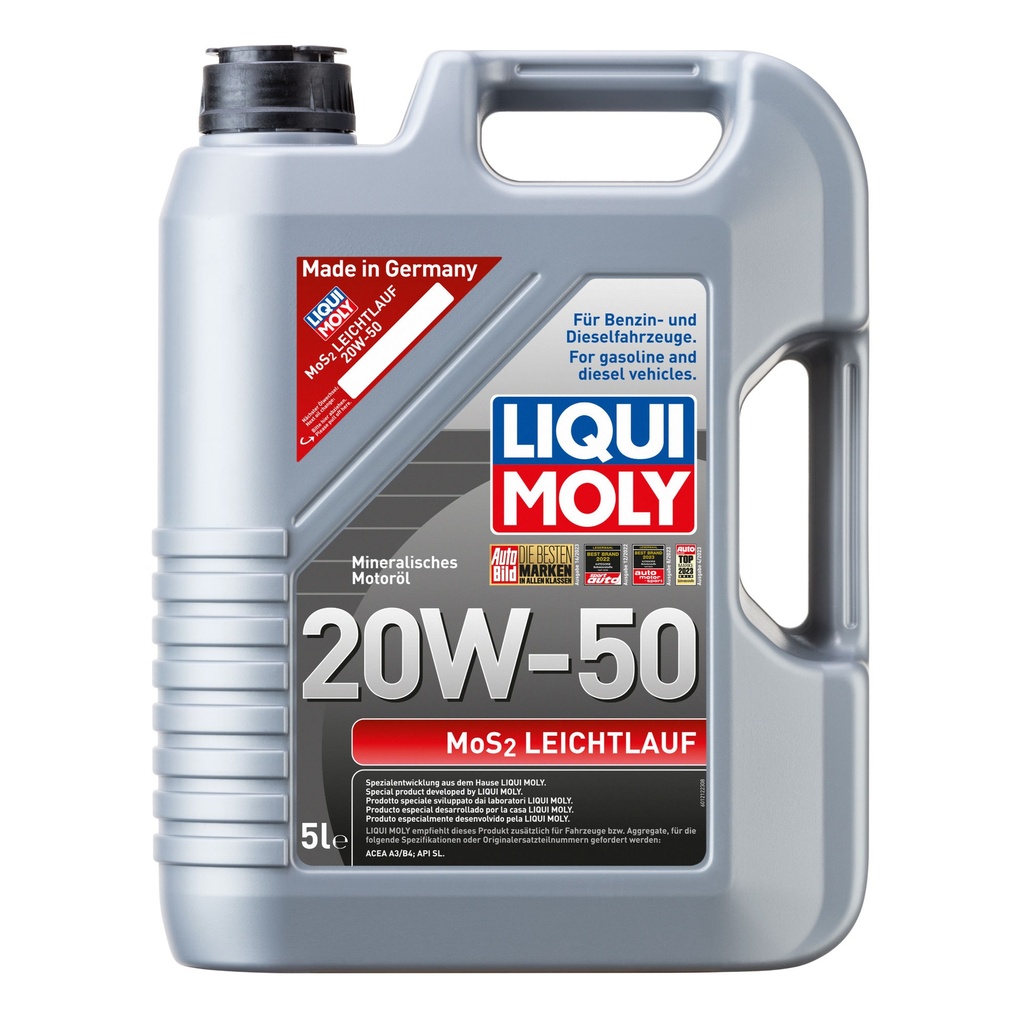 Liqui Moly MoS2 Low Friction 20W50 Mineral Engine Oil