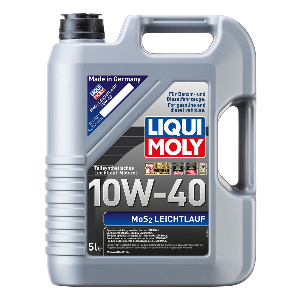 Liqui Moly MoS2 Leichtlauf 10W40 Semi Synthetic Engine Oil