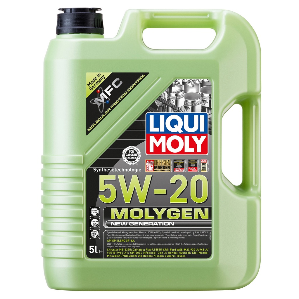 Liqui Moly Molygen 5W20 Synthetic Engine Oil