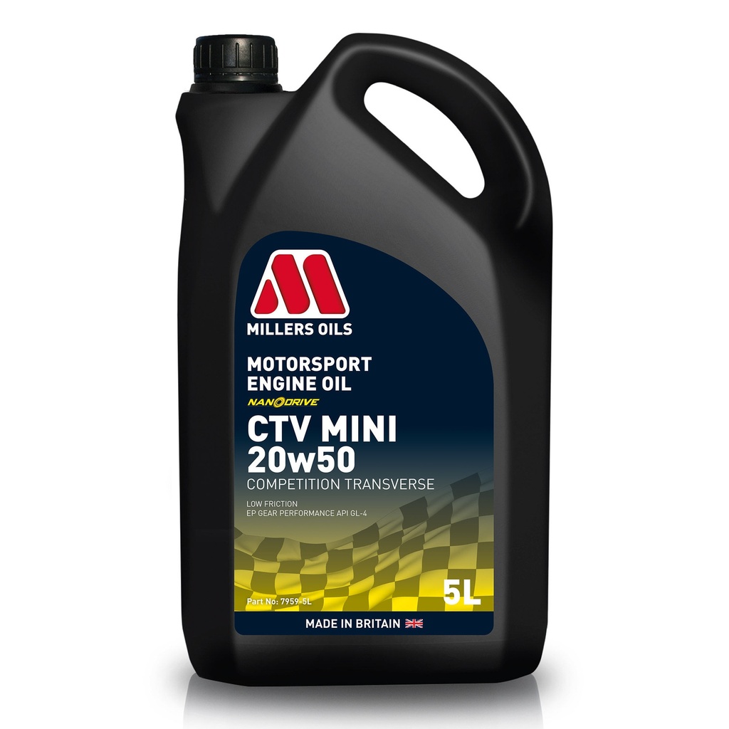 Millers Oils CTV Classic Mini Motorsport Engine Oil