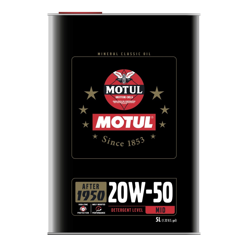 Motul 20W50 Mineral Classic Engine Oil