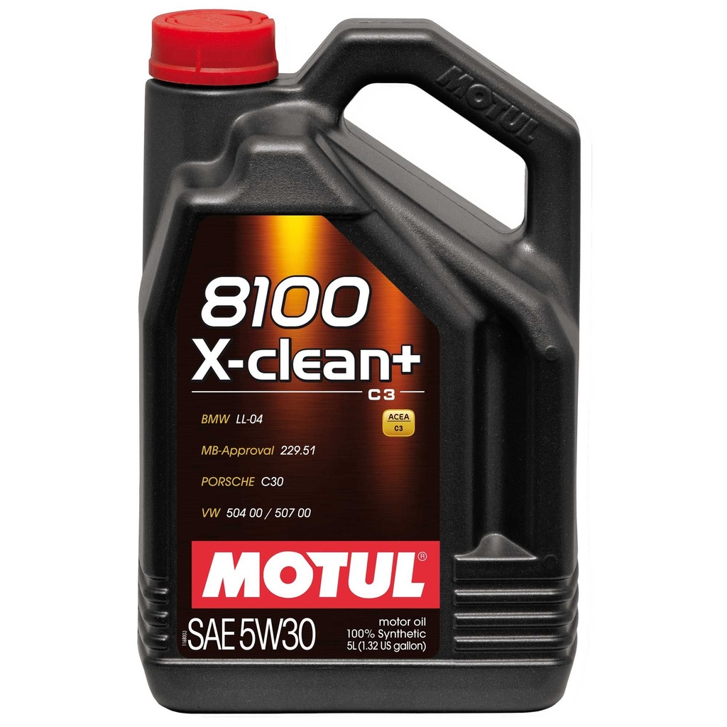 Motul 8100 X-Clean+ 5W30 Synthetic Engine Oil