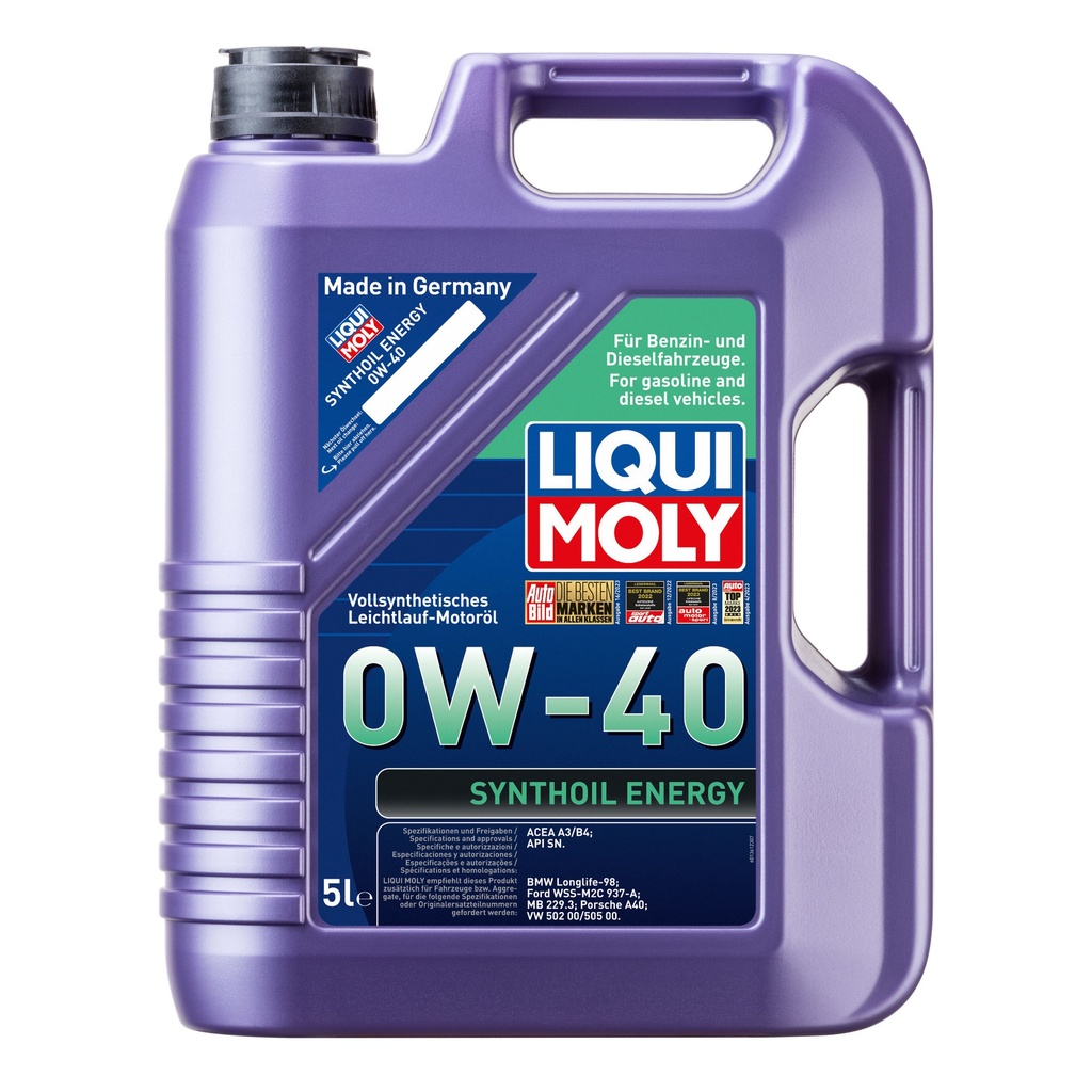 Liqui Moly Synthoil Energy 0W40 Synthetic Engine Oil