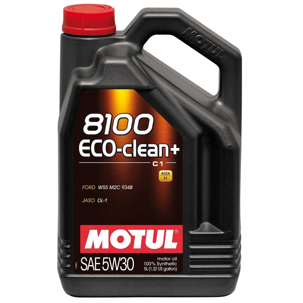 Motul 8100 Eco-Clean+ 5W30 Synthetic Engine Oil