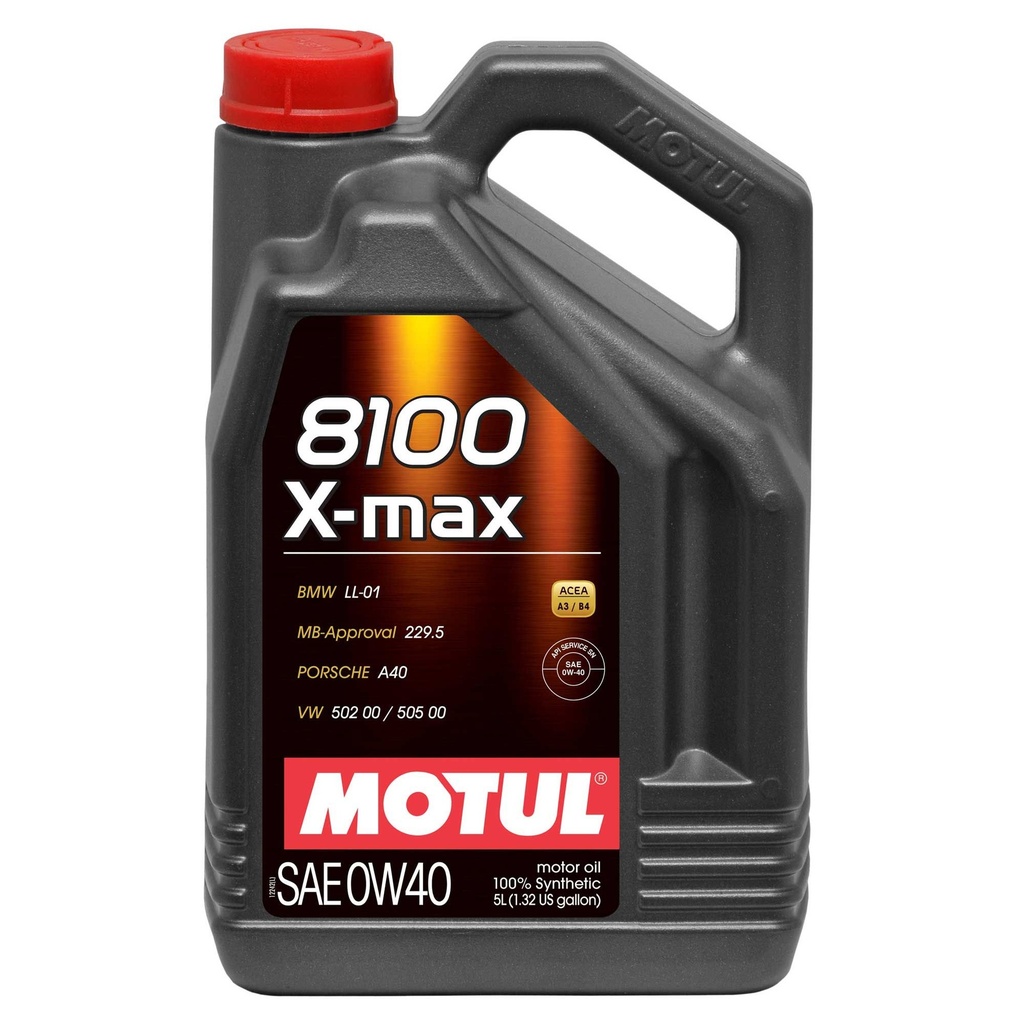 Motul 8100 X-Max 0W40 Synthetic Engine Oil