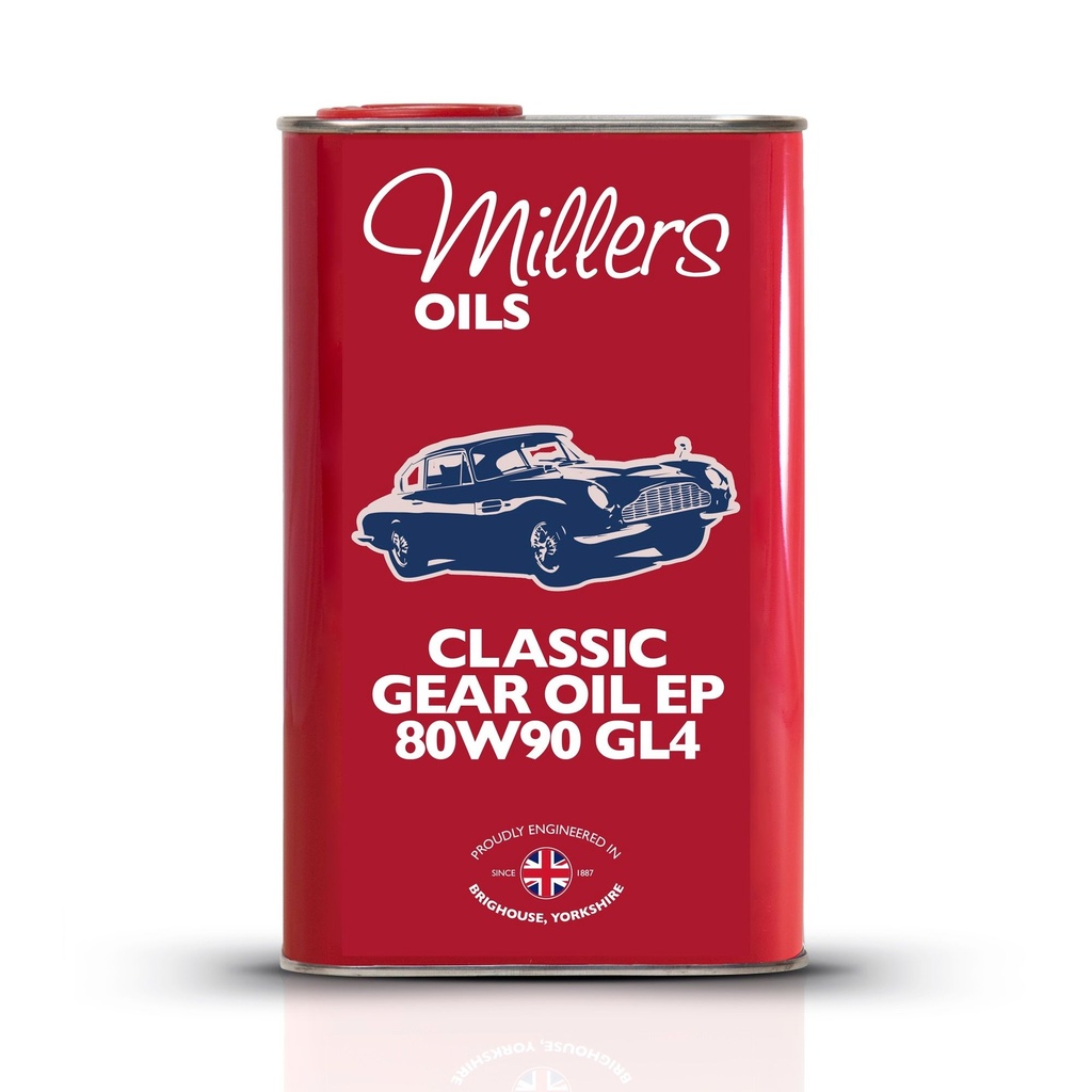 [1255284-1716591] Millers Oils Classic Gear Oil EP 80w90 GL4 (1 Litre)