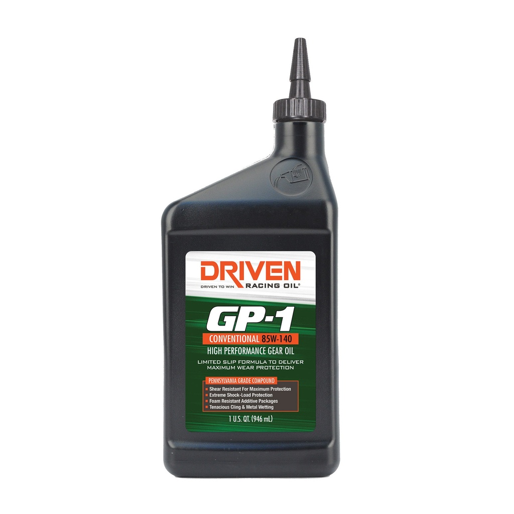 [AAOGP185W1401QT] Driven Racing Oil GP-1 Mineral 85W140 Gear Oil