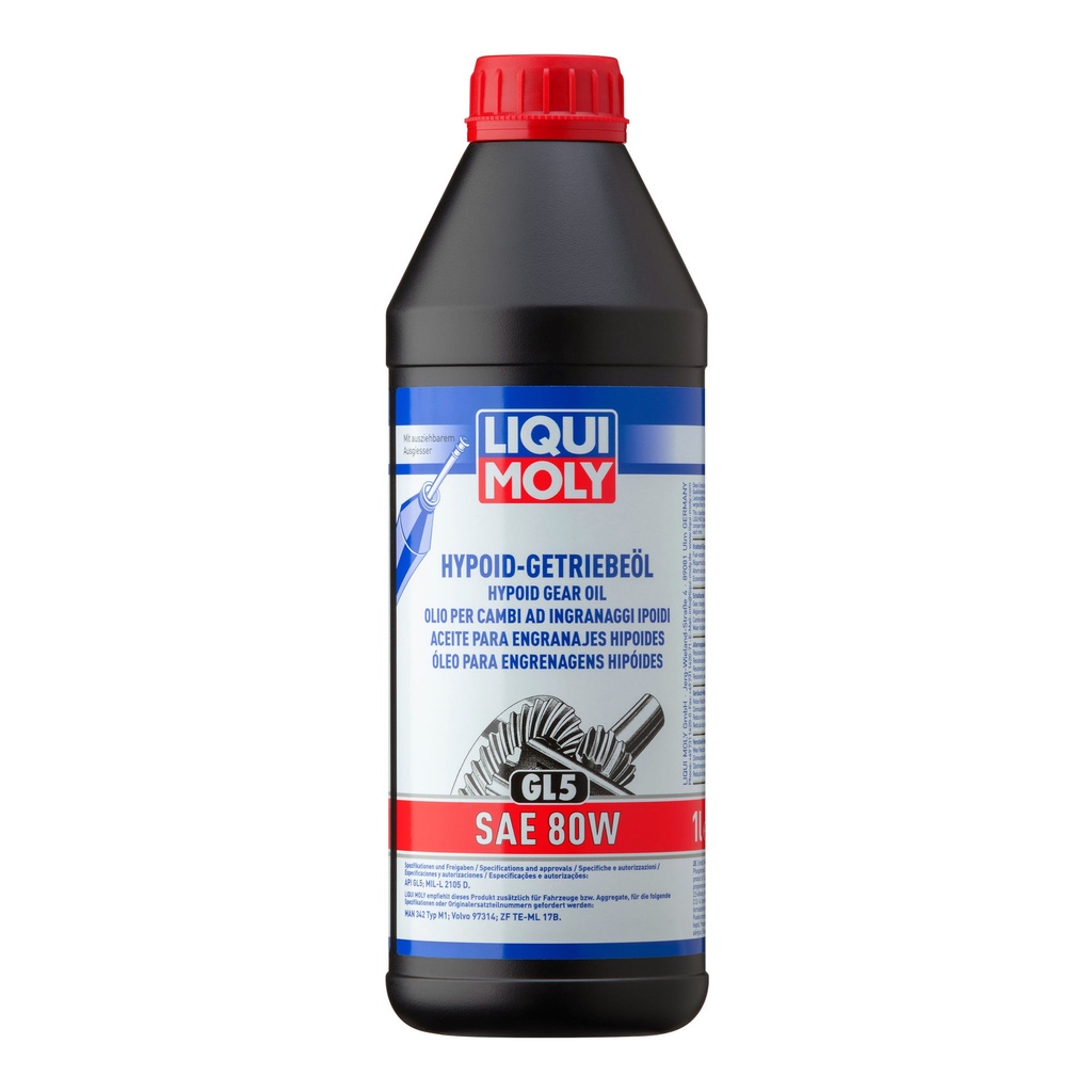 [LQM1025] Liqui Moly 80W Hypoid Gear Oil