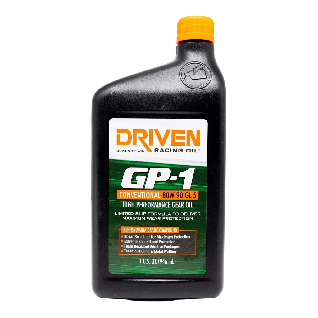 [AAOGP1LSD80W90QT] Driven Racing Oil GP-1 Mineral 80W90 Gear Oil