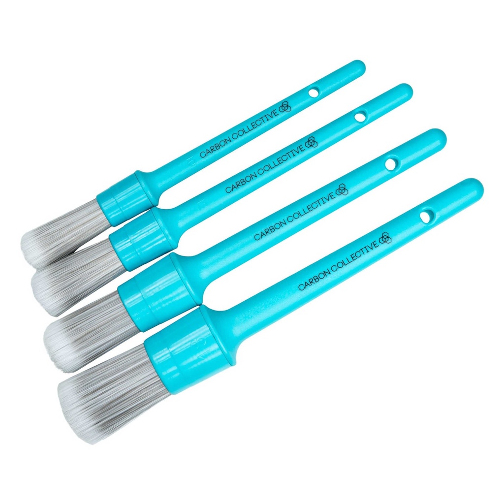 [CCEBRUSHSET-FBRISTLE] Carbon Collective Firm Bristle Detailing Brush Set