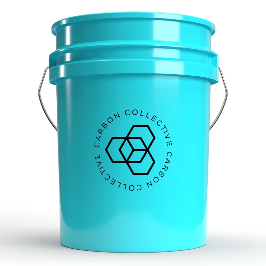 [CCESIGNATURE-BUCKET20L] Carbon Collective Signature Teal Detailing Bucket 20 Litres