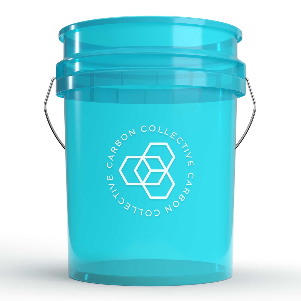 [CCECLEAR-BUCKET20L] Carbon Collective Clear Teal Detailing Bucket 20L