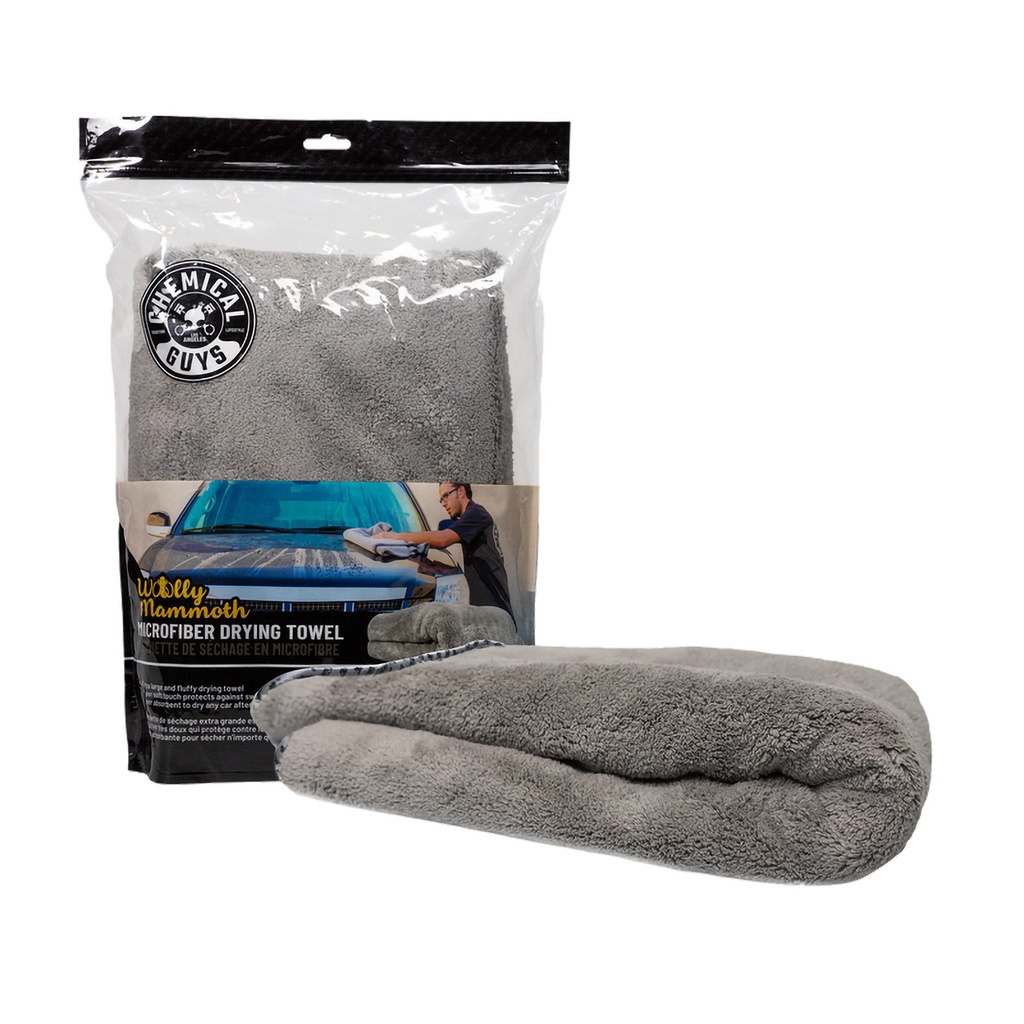 [CMGMIC1995] Chemical Guys Woolly Mammoth Microfiber Dryer Towel 36" X 25"