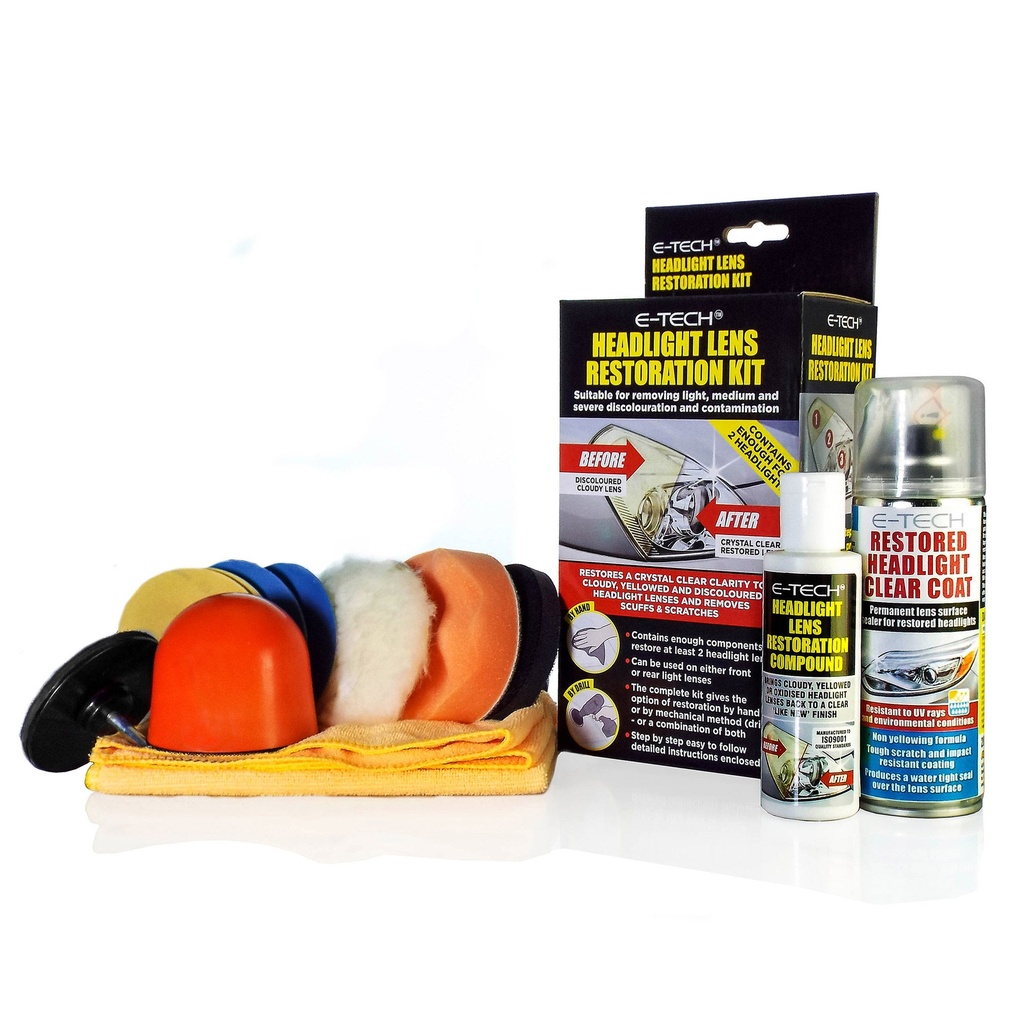 [AILER00132] E-Tech Engineering Headlight Lens Restoration Kit