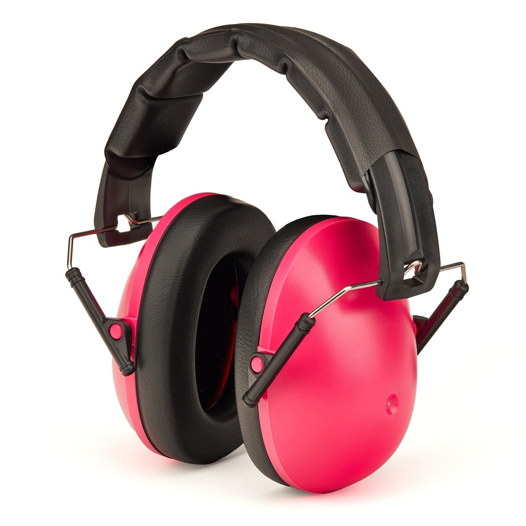 [7001545-3836252] Race Safety Accessories Kids Foldable Ear Defenders (Pink)