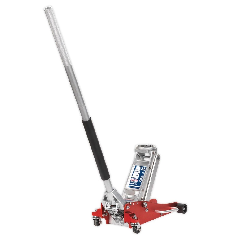 [SEARJA1550] Sealey Trolley Jack 1.5tonne Low Entry Aluminium Rocket Lift - RJA1550