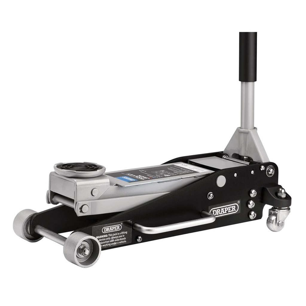 [DRA13929] Draper 2.5 Tonne Aluminium/Steel Racing Trolley Jack With "Quick Lift" - 13929