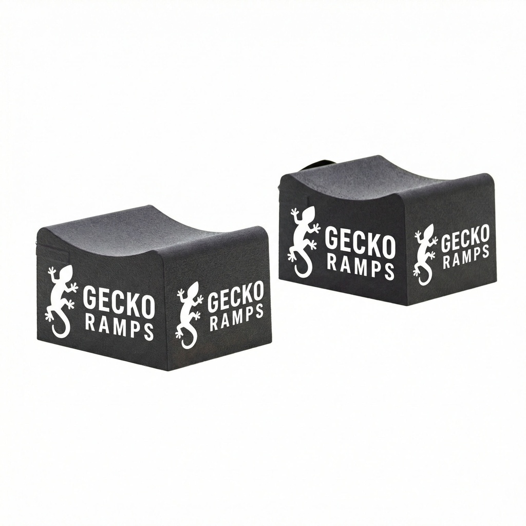 [7002399-3894101] Gecko Ramps Wheel Cribs - Axle Stand Alternative (20cm High)