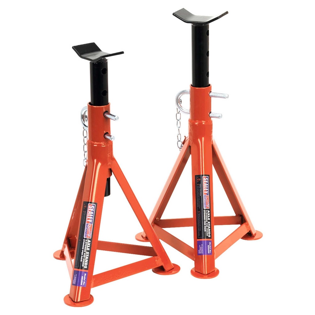 [SEAAS2500] Sealey Axle Stands 2.5 tonne Capacity per Stand 5 tonne per Pair - AS2500