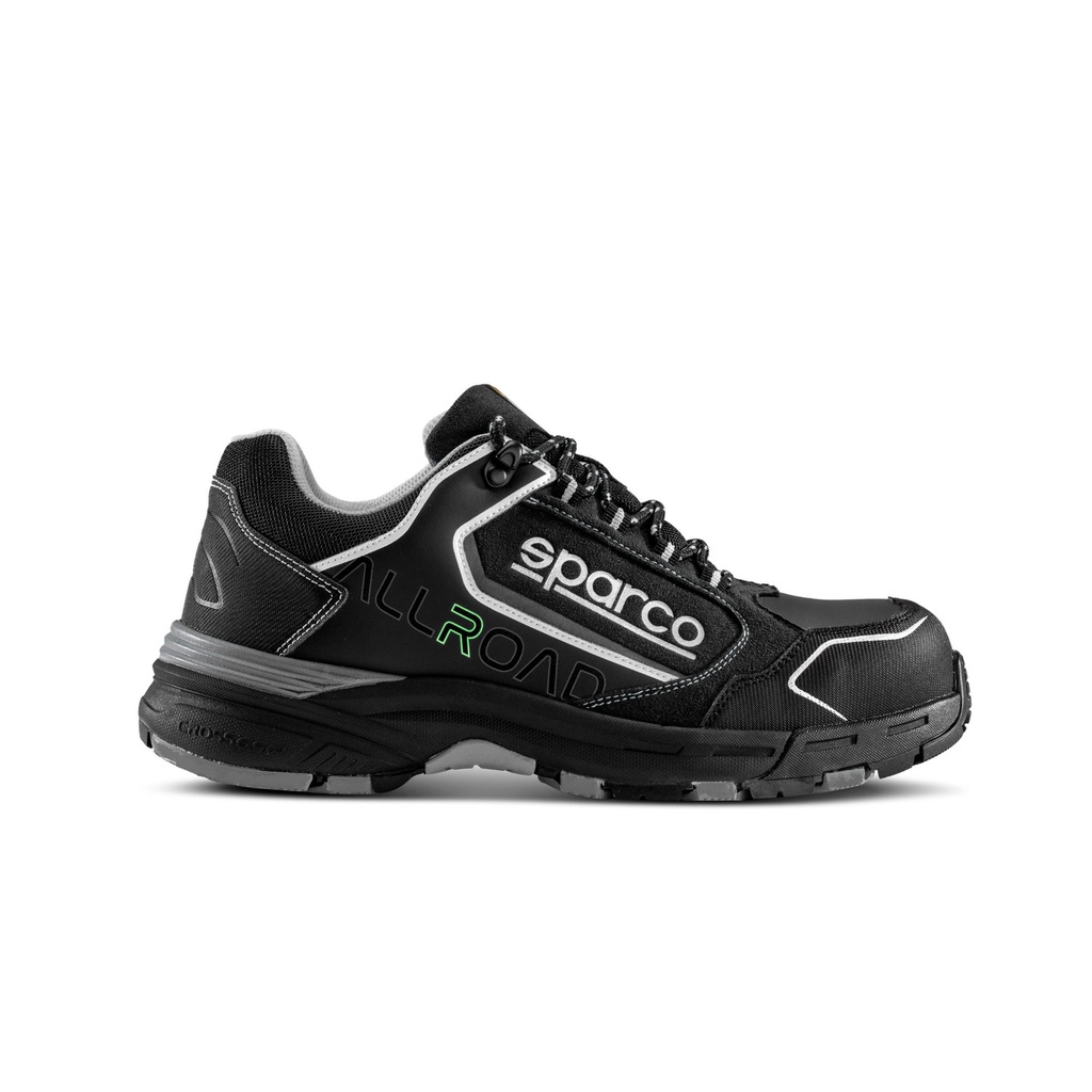 [7001042-3627490] Sparco Allroad S3 SRC Safety Shoes (UK 5 / Eur 38, Sochi (Navy Blue / Fluro Yellow))