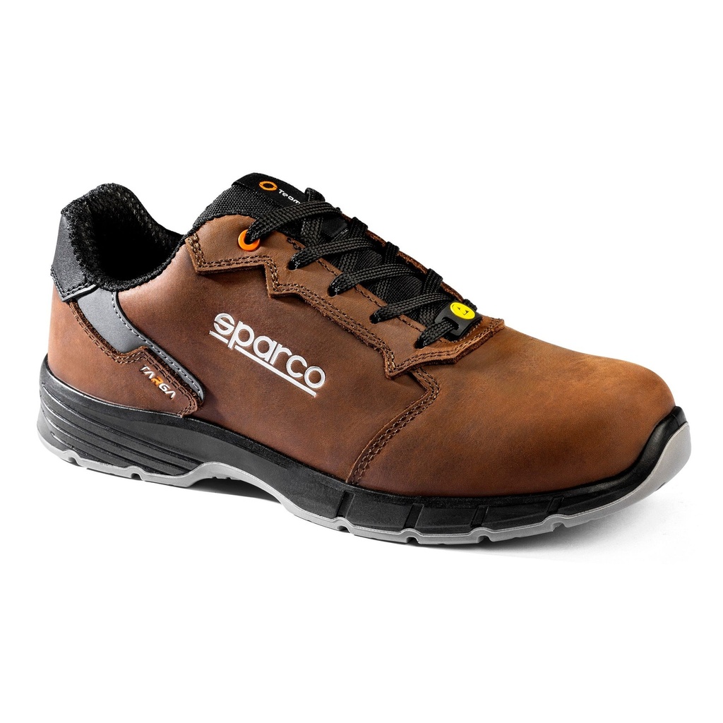 [7001888-3857079] Sparco Targa S3S ESD Safety Shoes (UK 3.5 / Eur 36, Nino (Brown / Black))