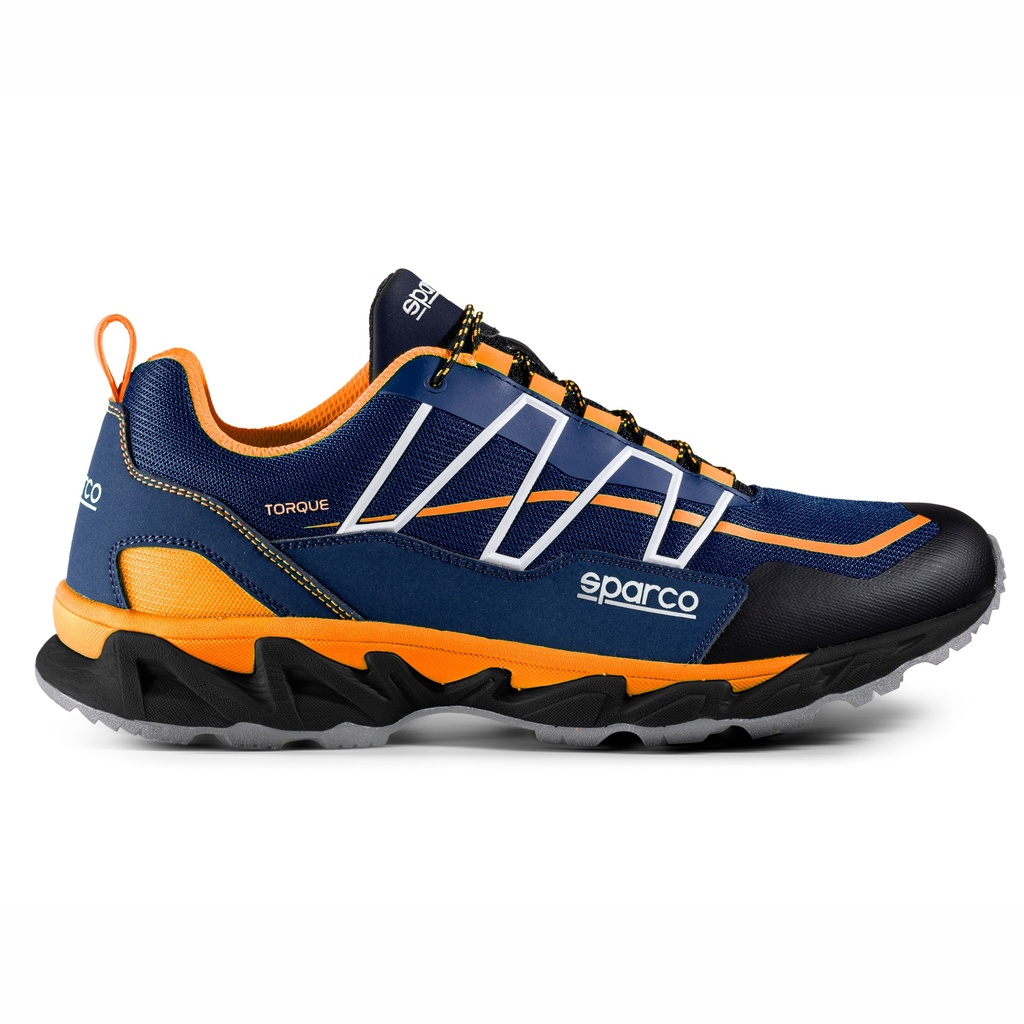 [2014160-2233413] Sparco Torque Mechanics Shoes (UK 7.5 / Eur 41, Black / Blue)