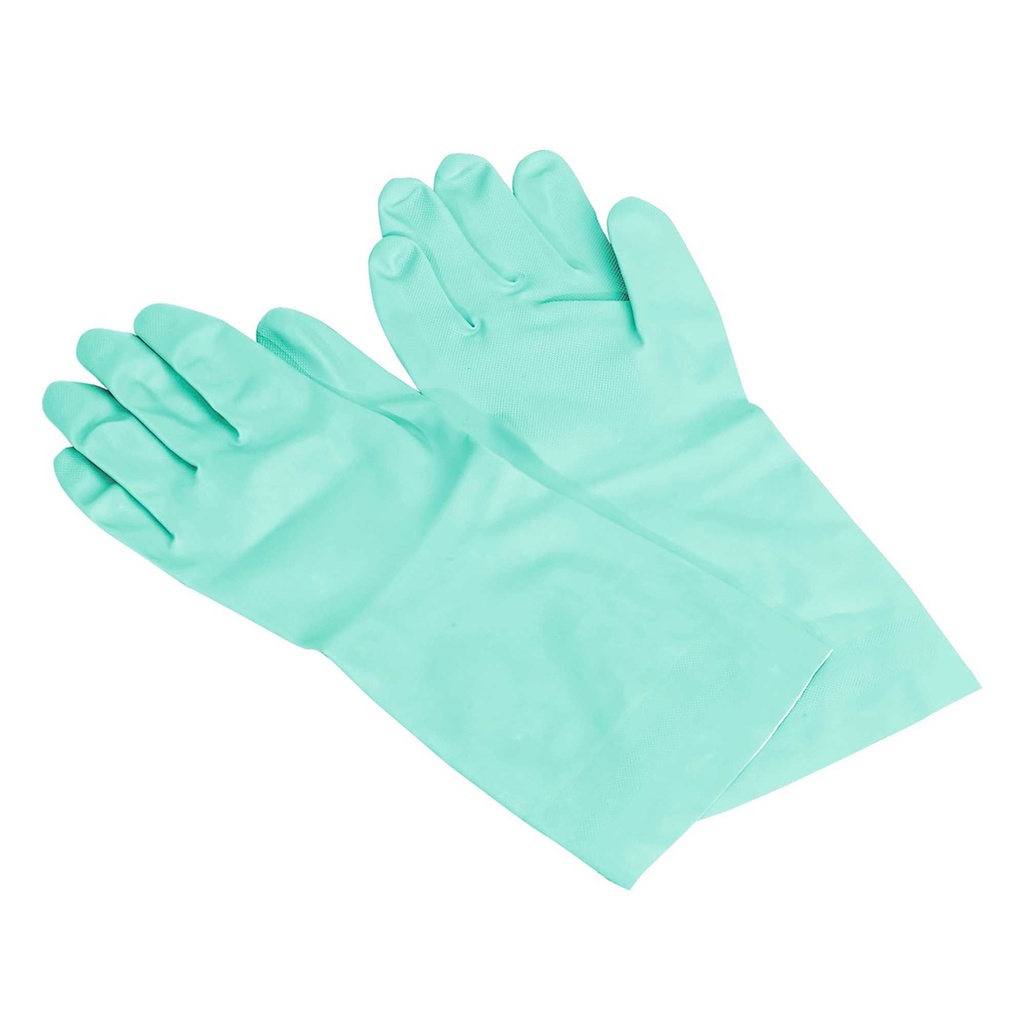 [SEASSP34] Sealey Nitrile Gauntlets for use with Thinners 355mm Cuffed Pair - SSP34