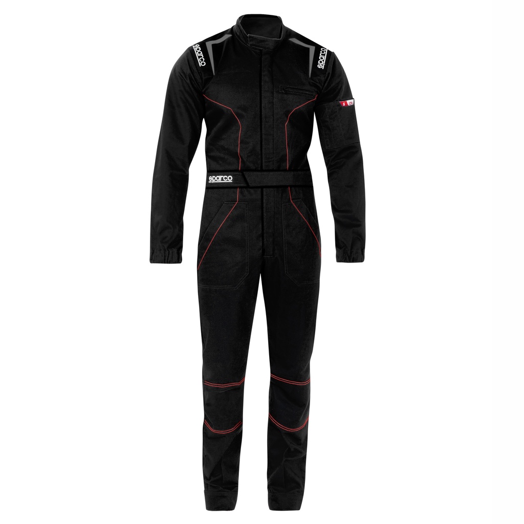 [2014204-2233262] Sparco MS-4 Mechanics Overalls (S, Black)