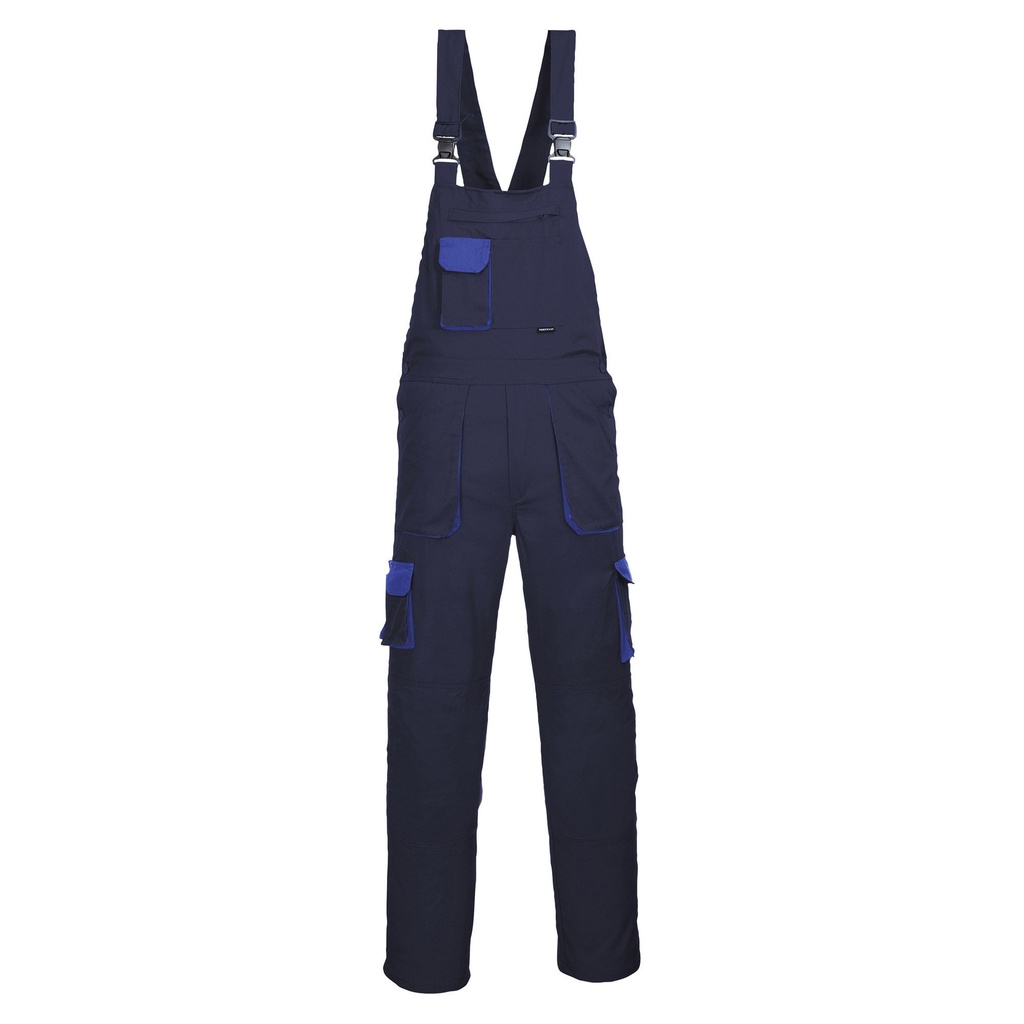 [2015325-2263170] Portwest Texo Contrast Bib And Brace (S, Black, Regular (31 Inch))