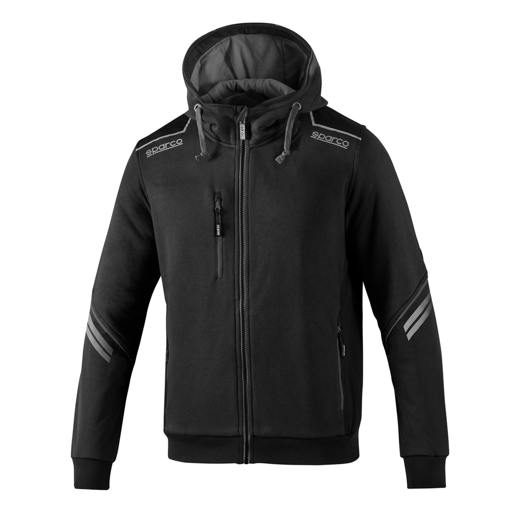 [7000693-3170343] Sparco Tech Hoodie (S, Black / Grey)
