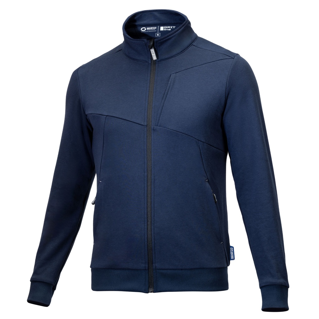 [7002225-3886089] Sparco Grit Full Zip Sweatshirt (S, Grey)