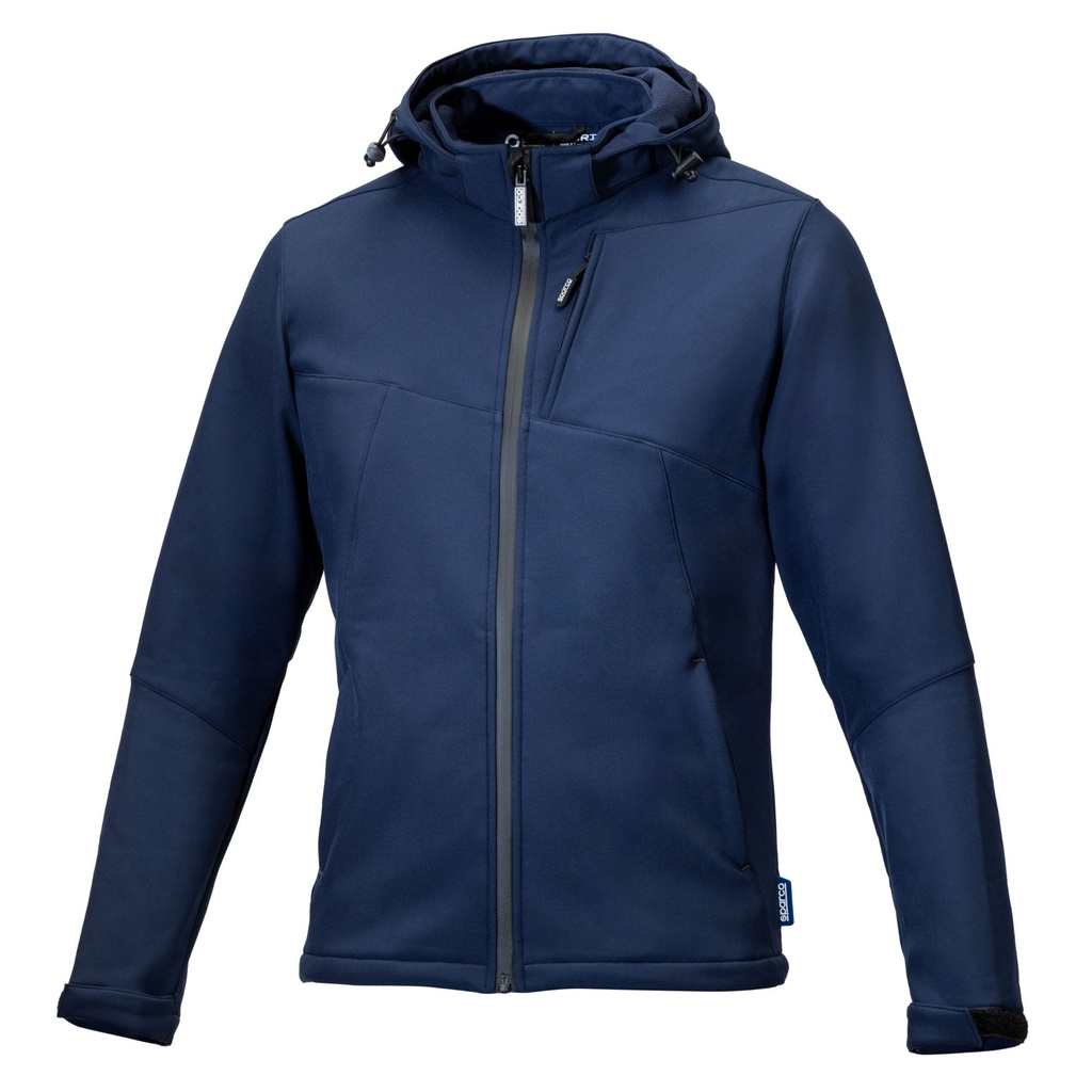 [7002221-3886032] Sparco Grit Soft Shell Jacket (S, Grey)