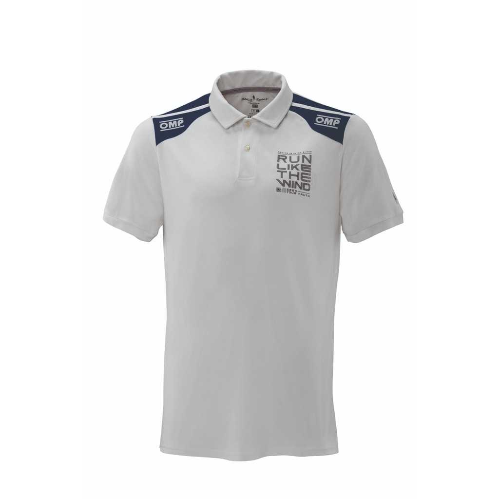 [7002056-3870296] OMP Racing Spirit ‘Ayrton’ Senna Polo T-Shirt (S)