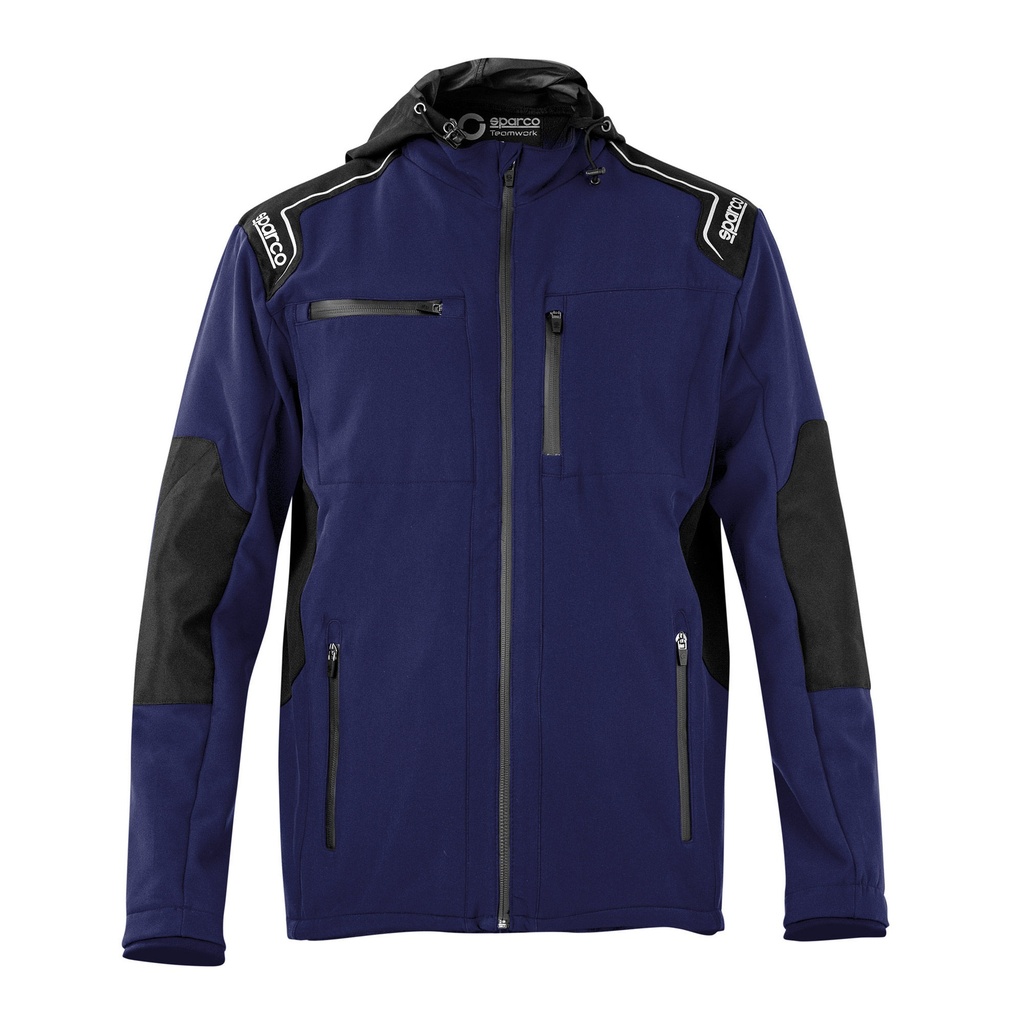 [2015390-2263736] Sparco Seattle Softshell Jacket (S, Navy Blue)