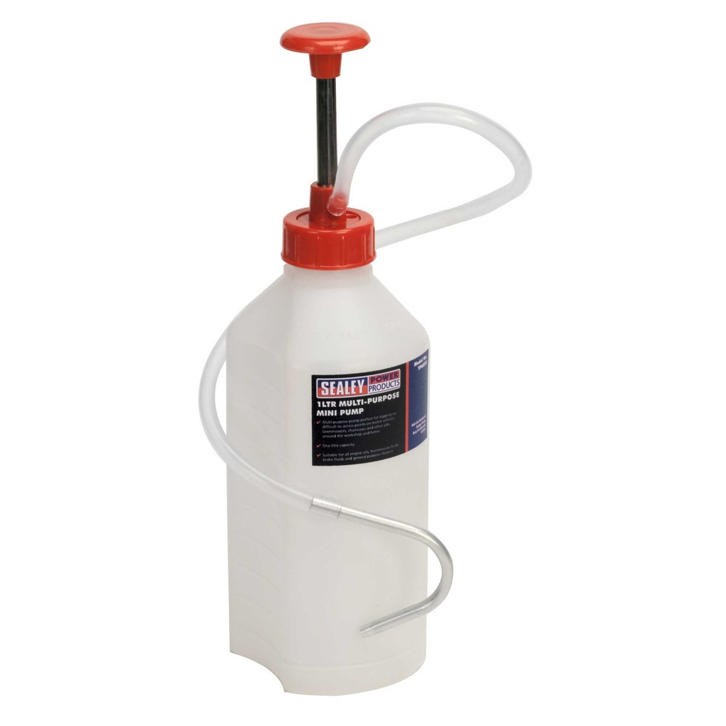 [SEATP6804] Sealey Multi-Purpose Mini Pump 1ltr - TP6804
