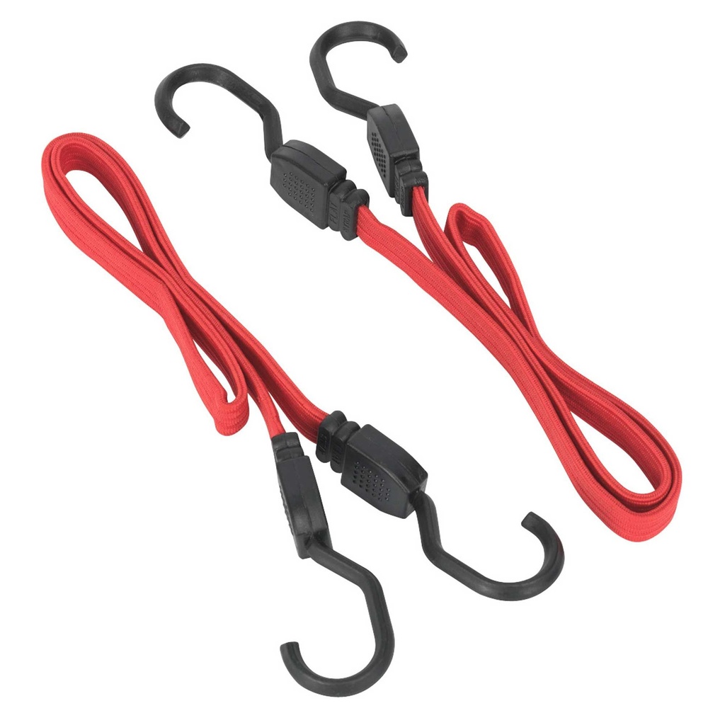 [256106-1527079] Sealey Flat Bungee Cords (460mm (Blue))