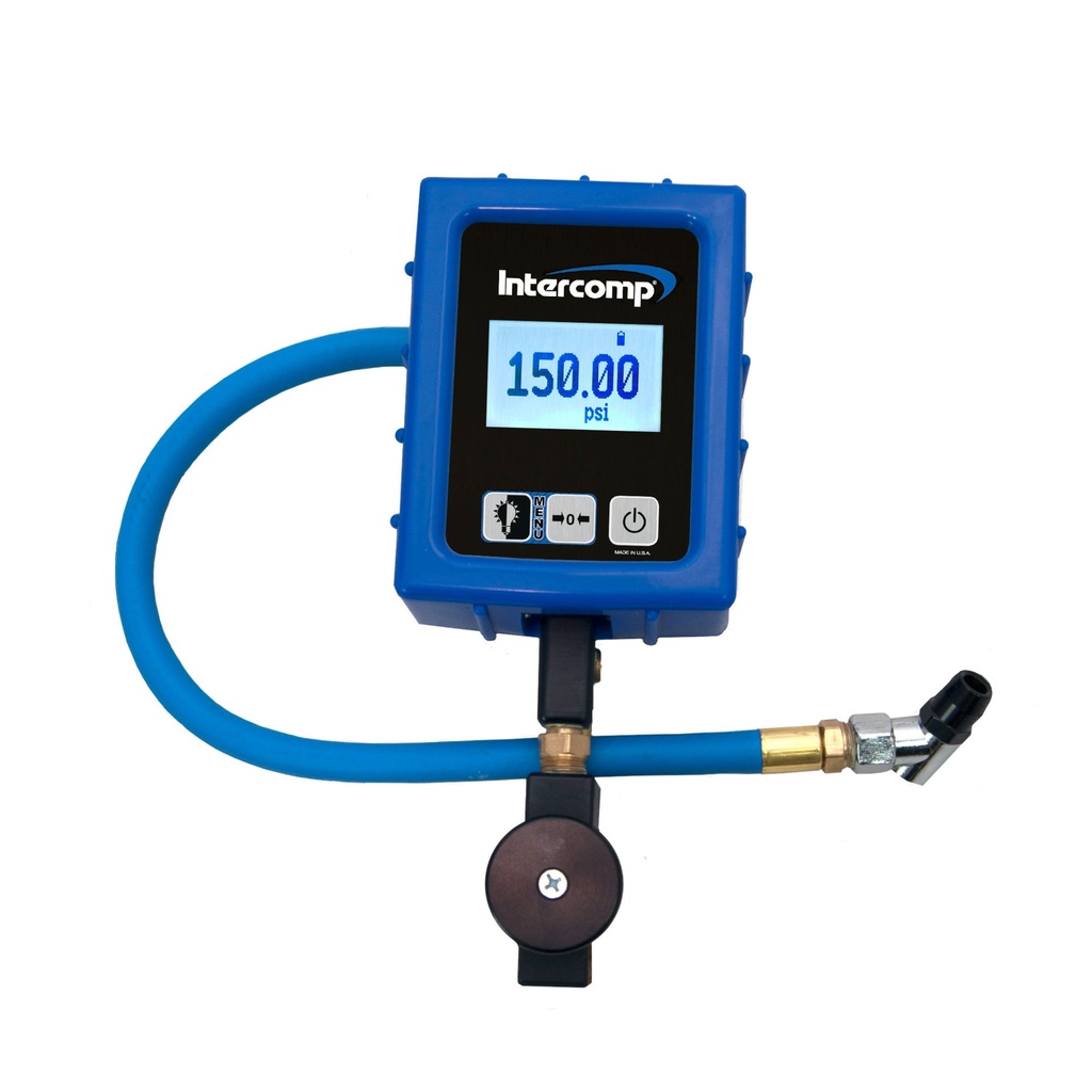 [I/C360099] Intercomp Digital Fill, Bleed And Read Digital Tyre Pressure Gauge