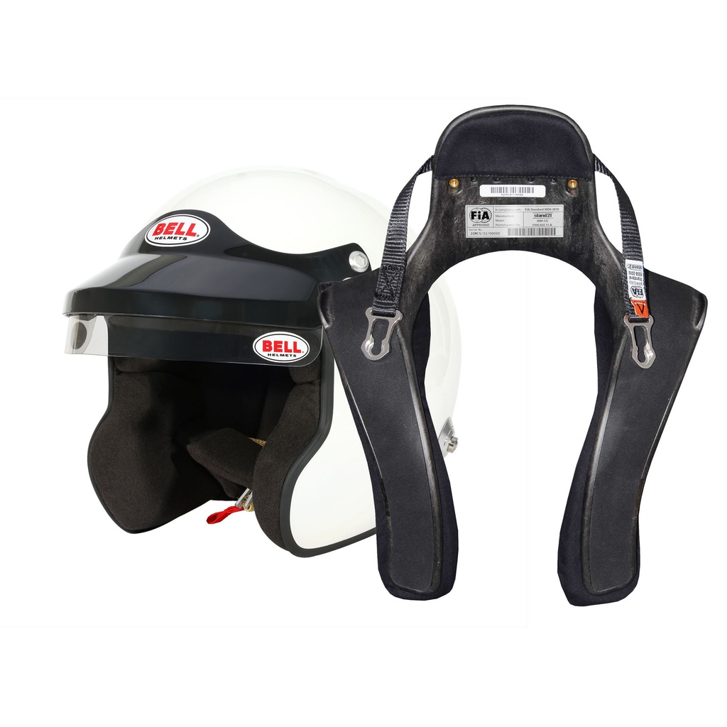 [7002248-3887478] Bell Mag 1 Helmet & Stand21 Club Series FHR Device Package (XXL (63-64cm), L/XL)