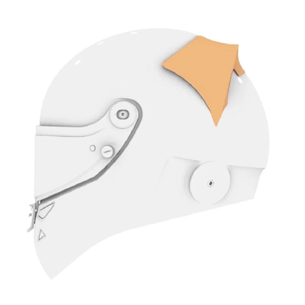 Schuberth Standard Rear Spoiler For SF3 ABP / SF4 / SP1 / SK1 Helmets
