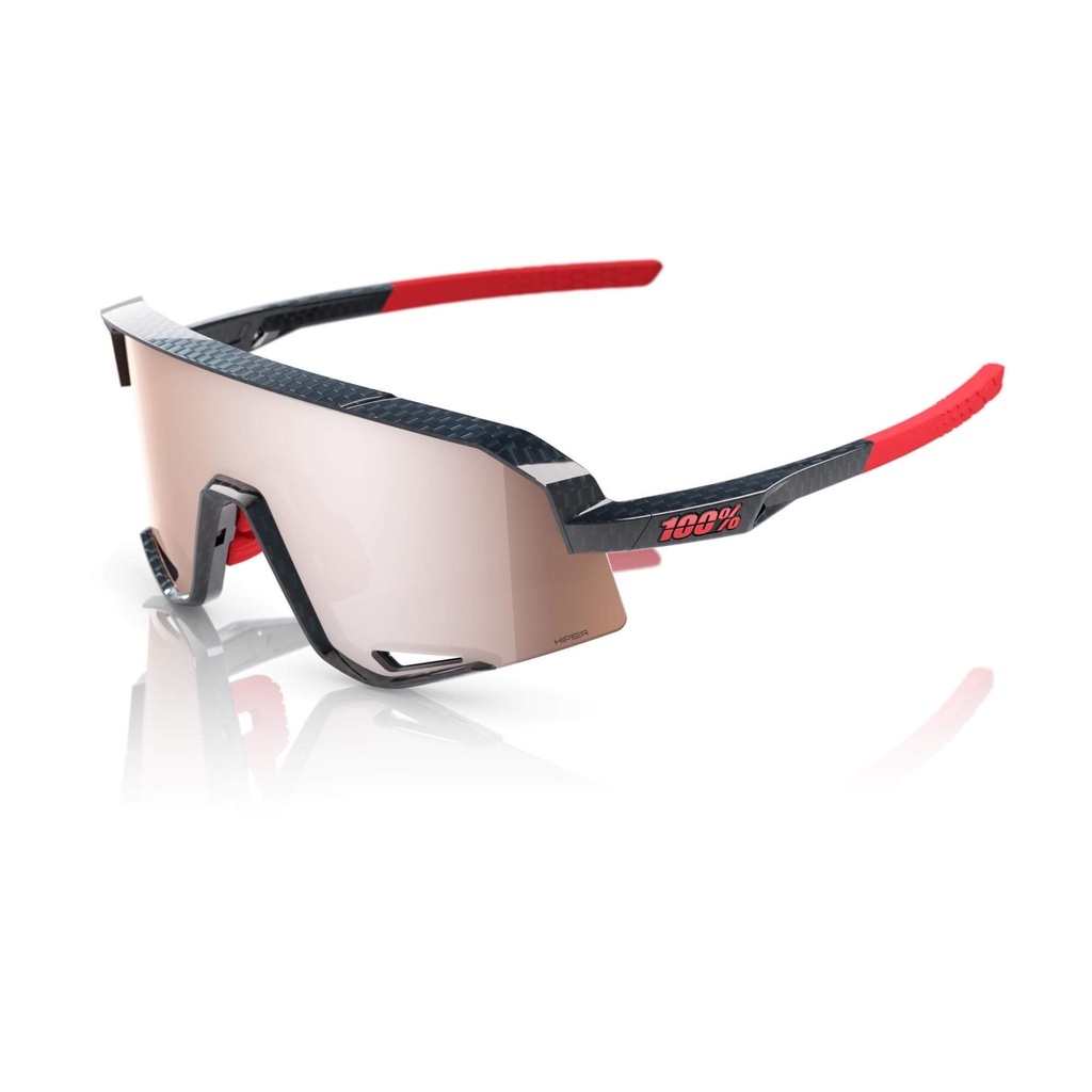 [4001696-3897734] 100% Slendale Sunglasses (Gloss Black / Purple Flash Mirror Photochromic Lens)