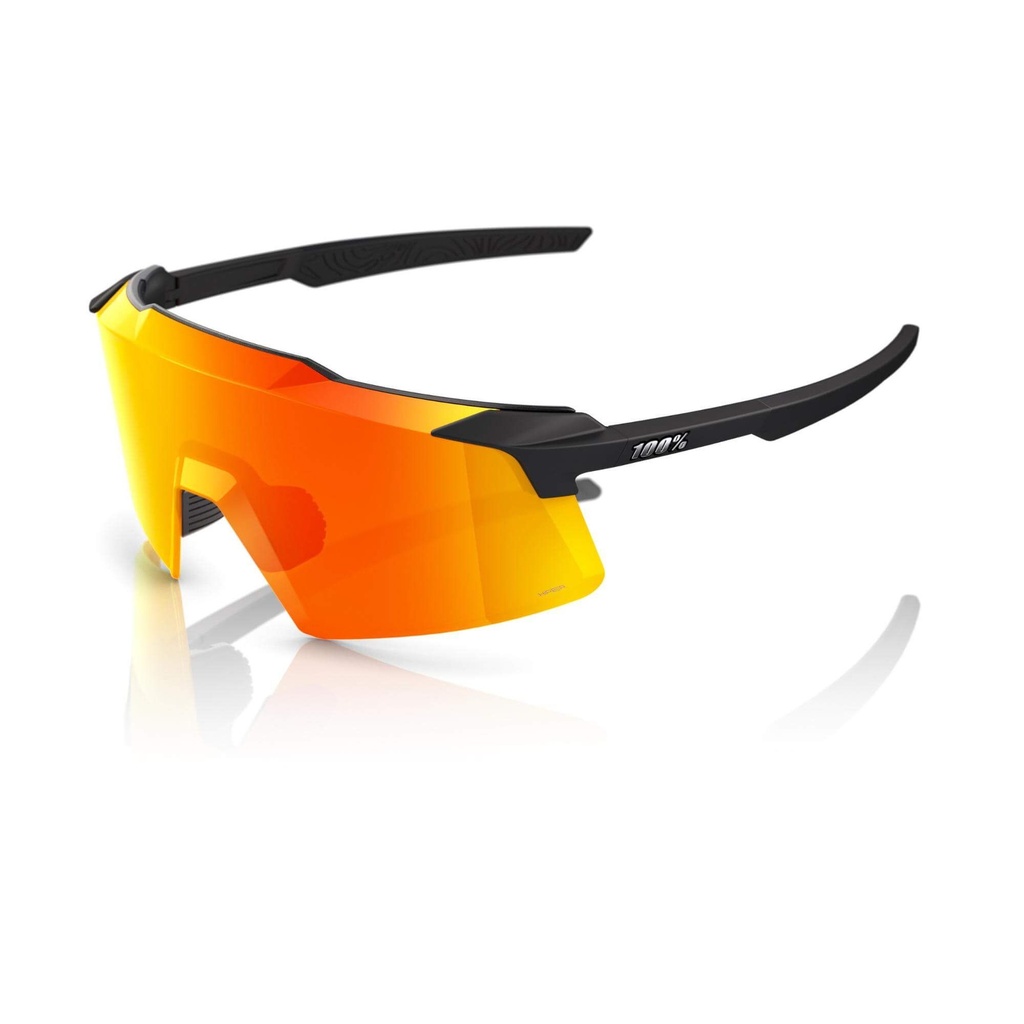 [4001695-3884192] 100% Aerocraft Sunglasses (Matte White HiPER Blue Mirror Lens)